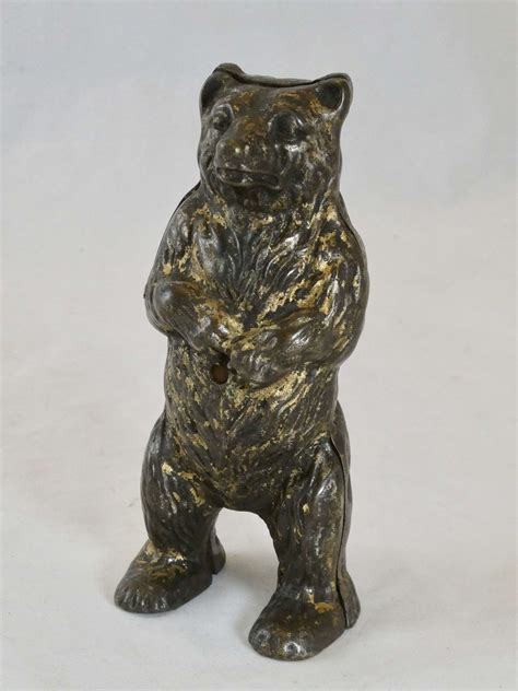 Metal Bear Money Box 